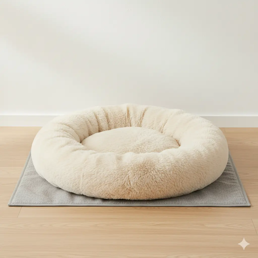 Cloud Comfort Plush Calming Pet Bed